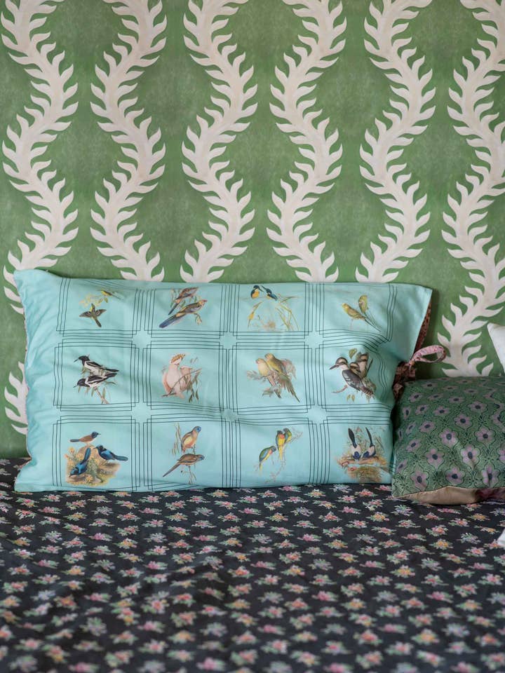 Ensemble de taies d'oreiller Australian Birds *coton biologique pour la vente par Lazybones
