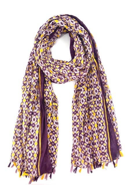 Maison Unik Accessoires - Wholesale Scarf - Unisex - Scarf Pareo 100% Cotton Women2