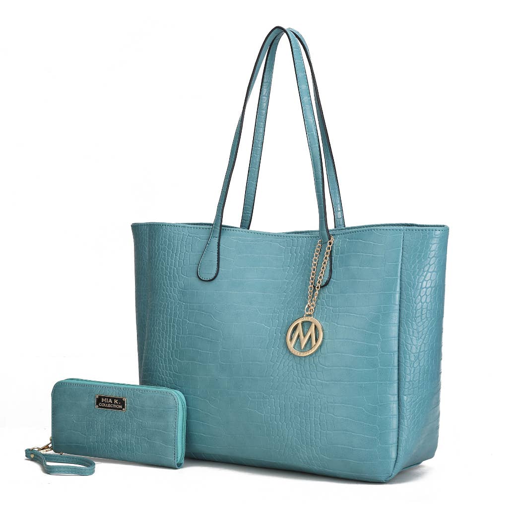 MKF Collection - Vente Tote bag – femme - Ensemble fourre-tout et portefeuille surdimensionné Sadie pour femmes de Mia K6