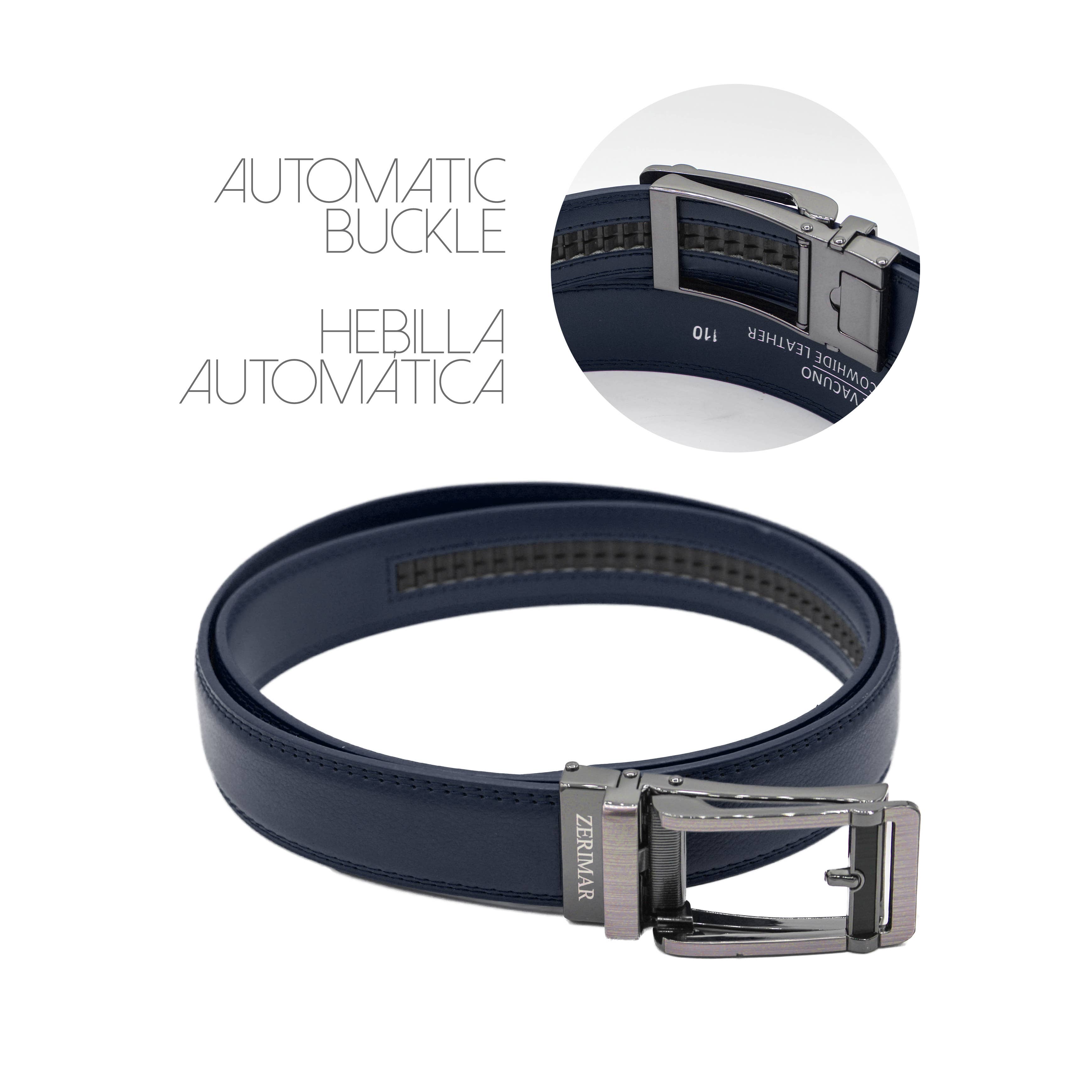Zerimar 1942 - Wholesale Belt - Men's - Zerimar Premium Leather Belt – Elegant 30mm Automatic Buckle14