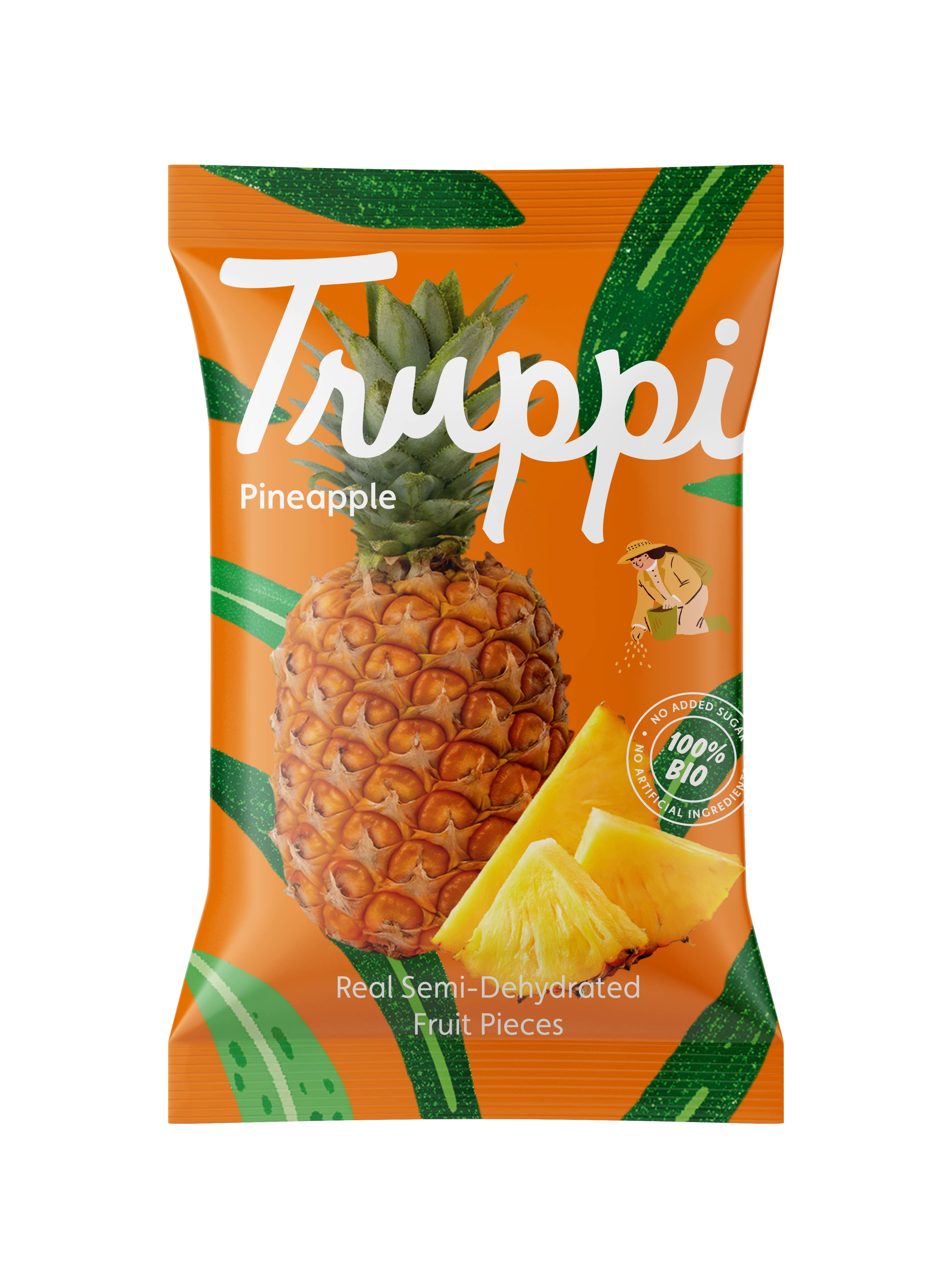 Truppi - Wholesale Dried/dehydrated fruit - Soft Dred Pineapple. Organic. Incredible from South America