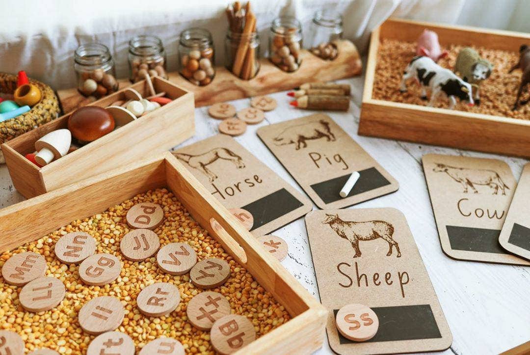 Timber Tots - Wholesale Learning cards – Child & baby - Farm Animal Flash Cards5