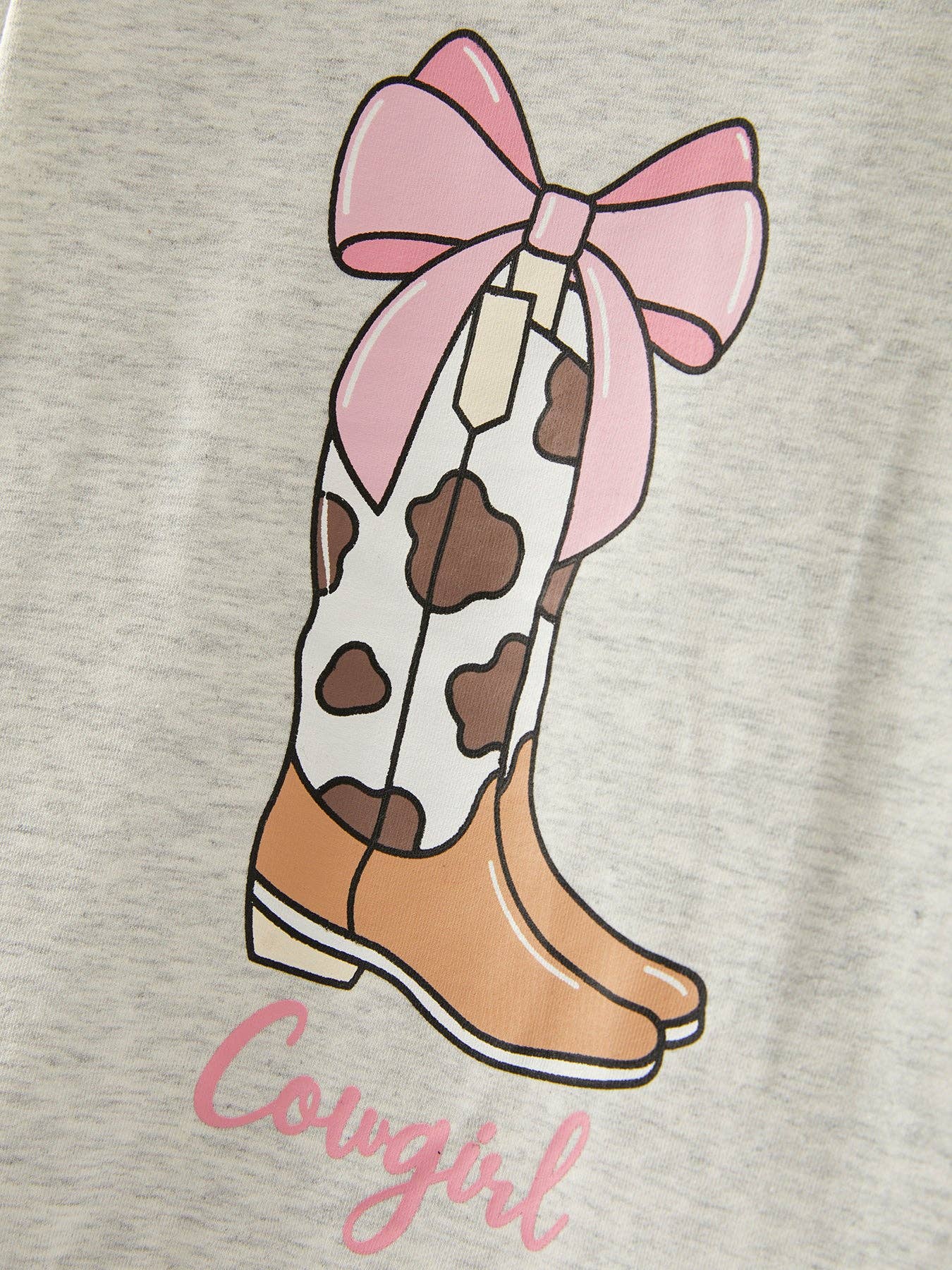 Rylee Faith Designs - Wholesale Screen Printed T-Shirt - Kids - Boots Print Girls Top3