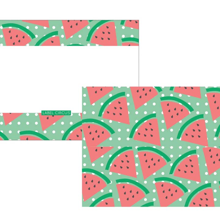 Sobre-Tarjeta Sandía - 6 Unidades para venta al por mayor de Label Circus