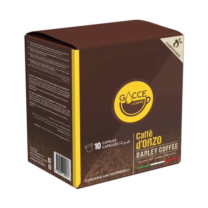 Vincit Management Srl – wholesale Snabbkaffe/-espresso – Gocce di Caffè ORZO löslig dryck i komposterbara kapslar