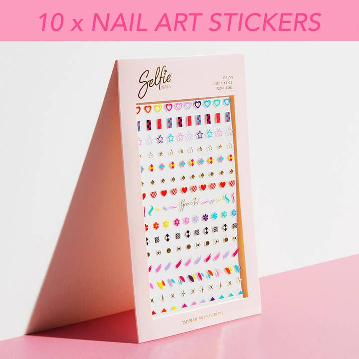 10 x NAGELKUNSTAUFKLEBER - GEO ART für den Großhandel von SELFIE NAILS