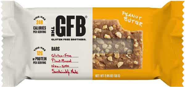 Hudson Meat Company - Wholesale Snack Bar - BAR HEALTH PEANUT BUTTER GF    -    GLUTEN FREE BAR0