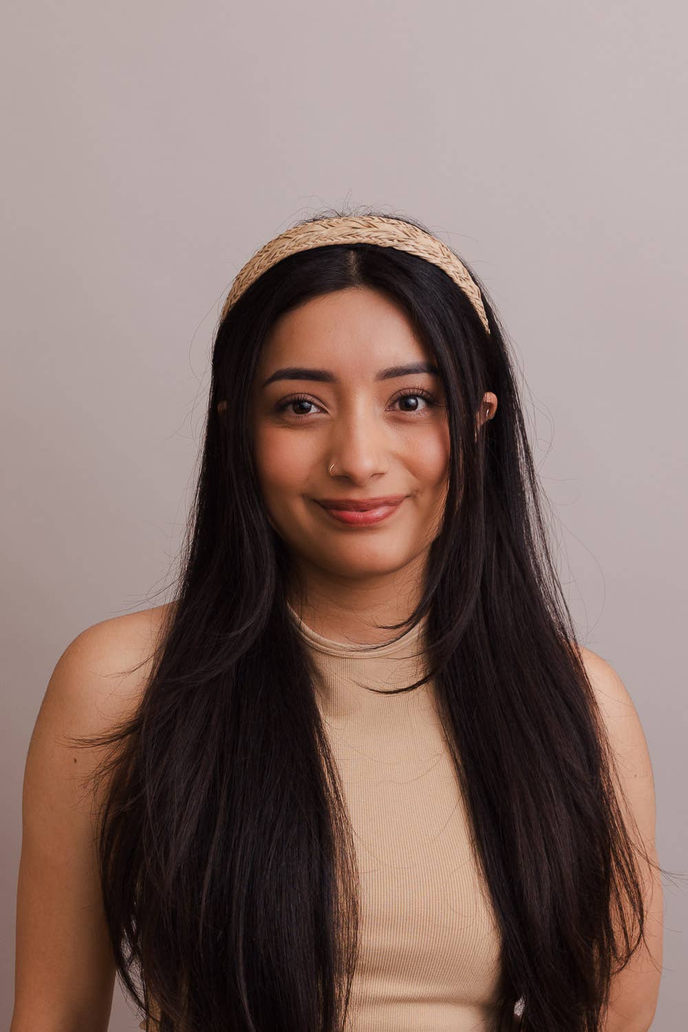 Leto Accessories – wholesale Pannband - Dam – Veganskt mönstrat pannband i läderimitation12