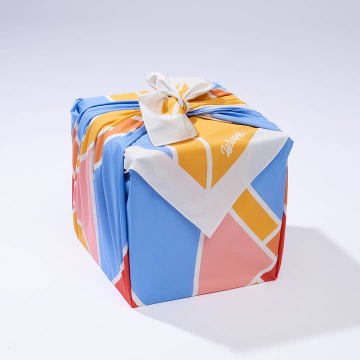 Wrappr - Wholesale Flat Wrap - Play | 50" Organic Cotton Furoshiki Fabric Gift Wrap