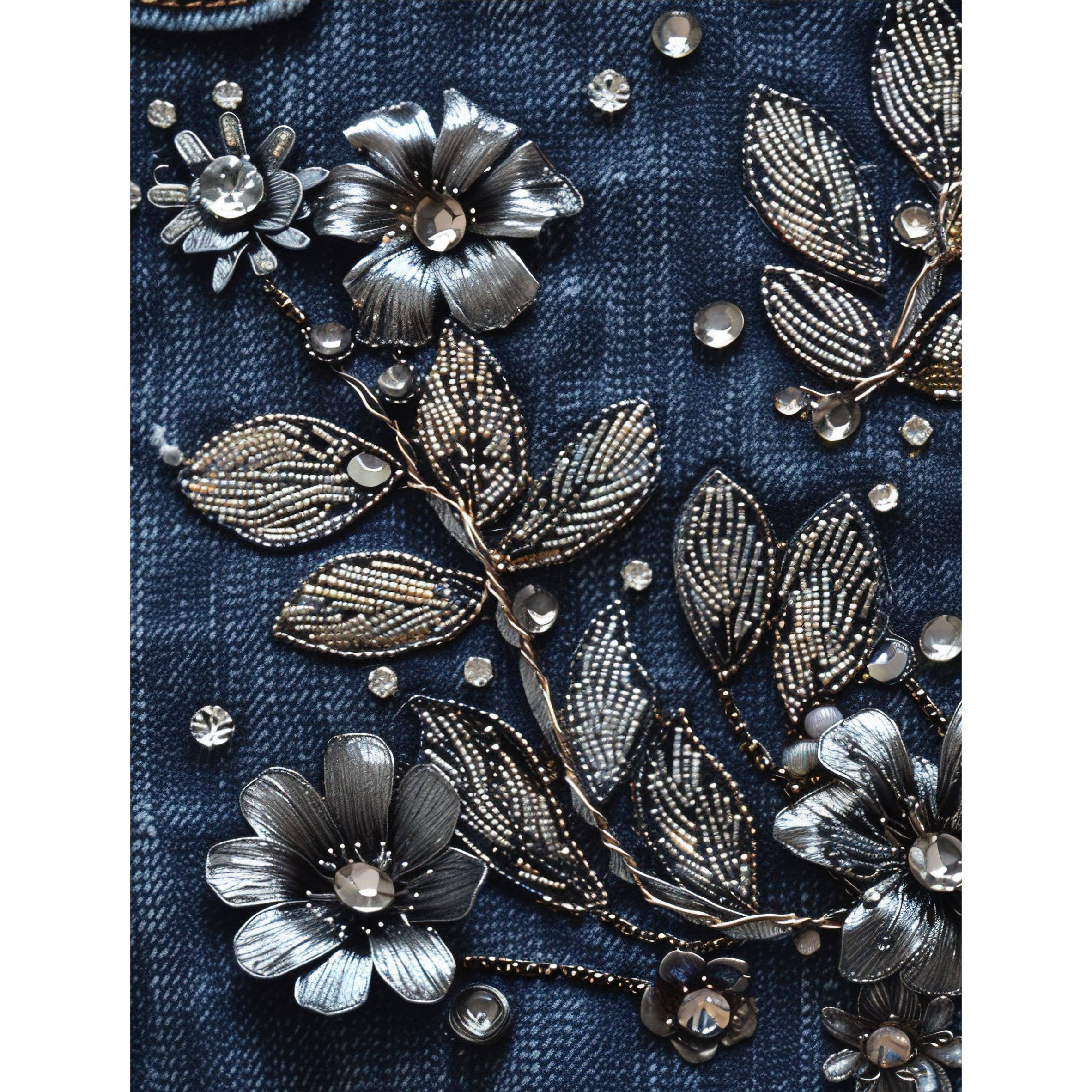 Craft Kreatively - Vendita all'ingrosso Attrezzature per lavoretti e fai da te - Carta di riso per découpage Cowgirl Denim - Formato A4 - 6 fogli per hobby creativi6