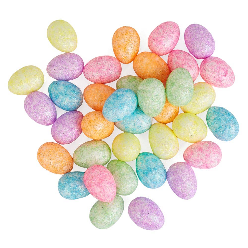 Factory Direct Craft - Wholesale Decorative Tabletop Object - 1" Mini Pastel Glitter Easter Eggs (Bags of 36 eggs)3