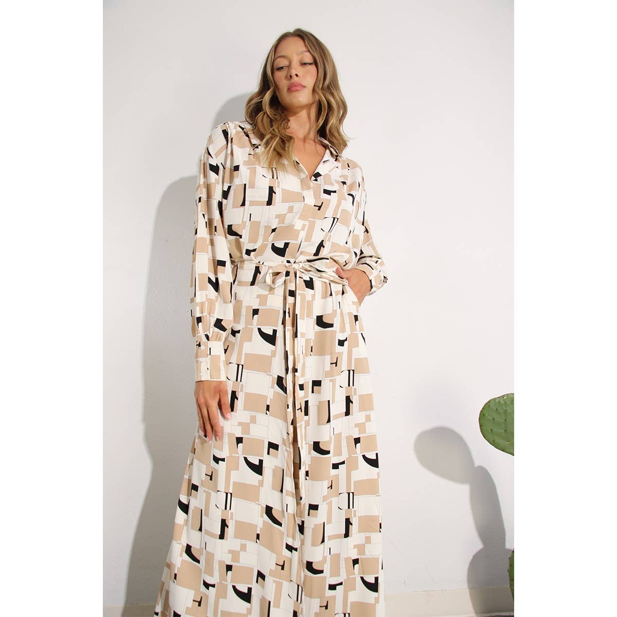 TAUPE MULTI SHIRTS AND PANTS SEST for wholesale on Faire6