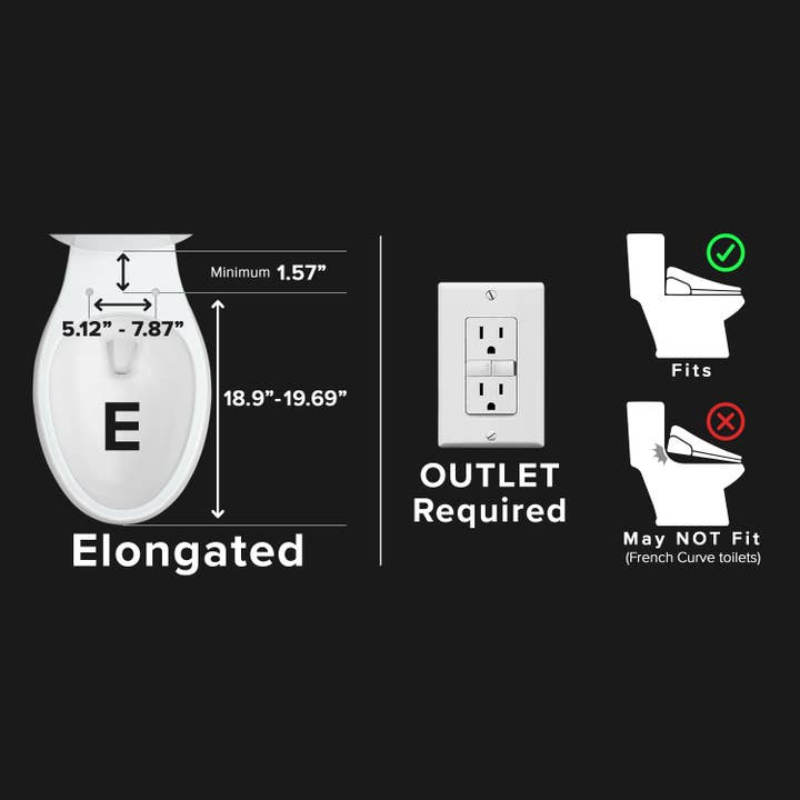 Kproduct4u - Wholesale Toilet Paper Holder - SmartBidet SB-1200 Advanced Electric Bidet Seat for Elongated Toilets with Remote Control (2 Types)11