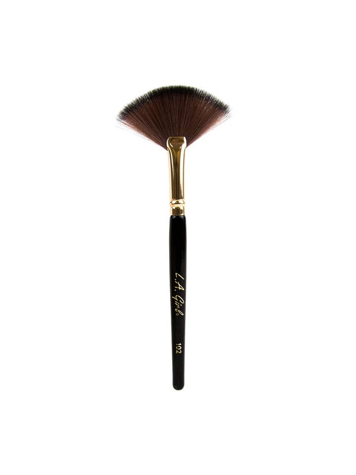 LA Girl GPB102 Pro Fan Brush - 3pc for wholesale by PINEAPPLE Beauty
