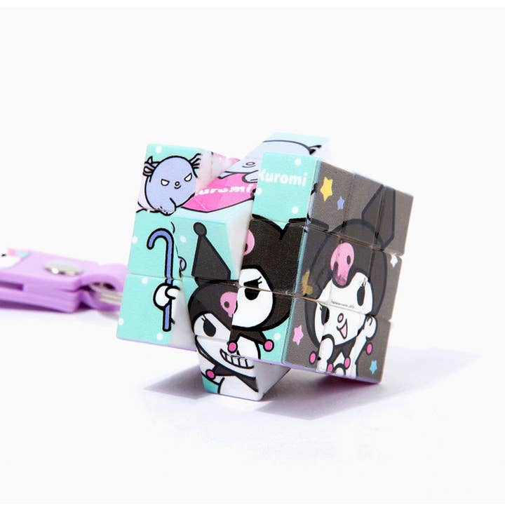 K-Wonderland - Wholesale Keychain - Women's - Sanrio Cube Keyrings: Kuromi, Cinnamoroll, Hello Kitty11