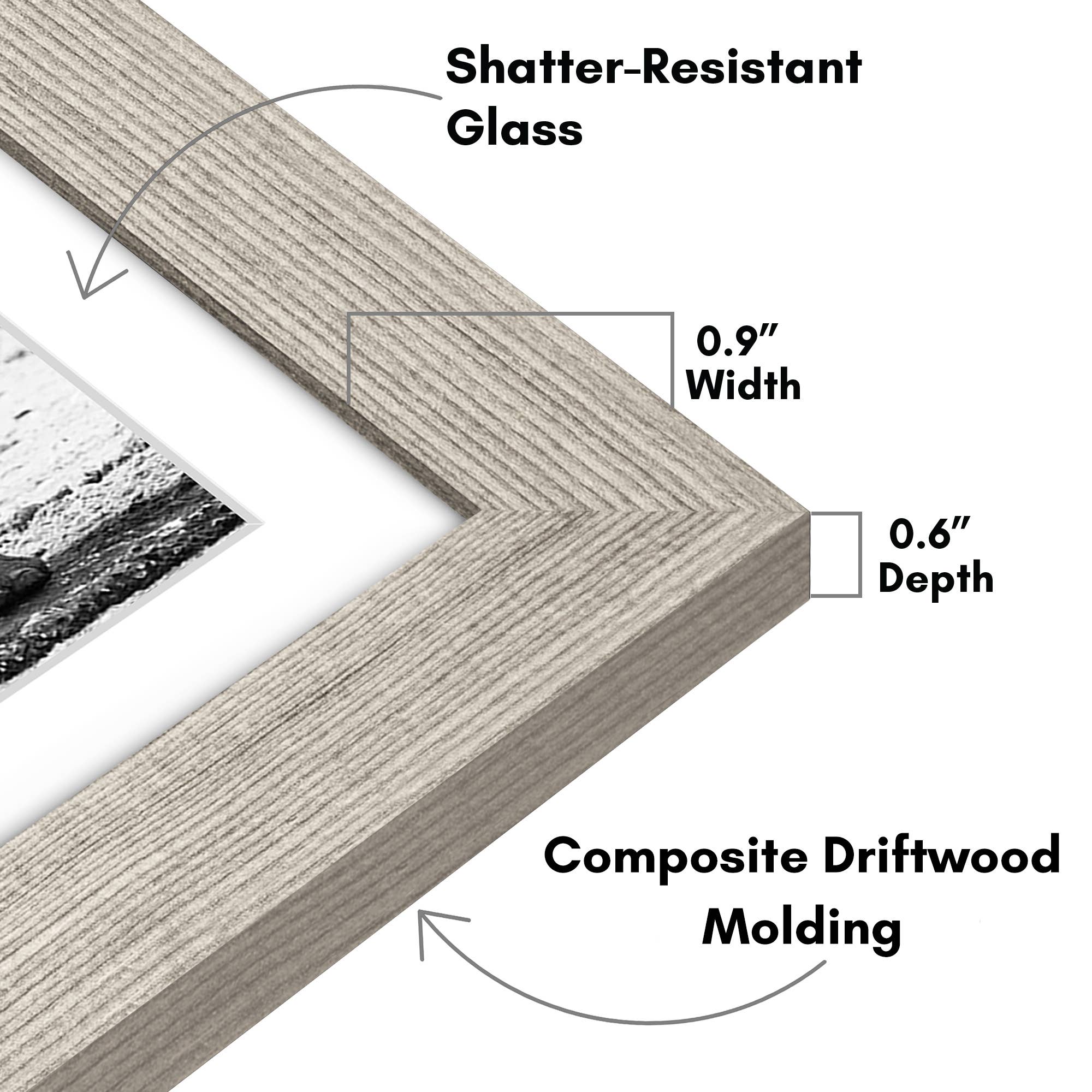 Americanflat - Wholesale Picture Frame - Americanflat Picture Frame with Mat Standard Molding44