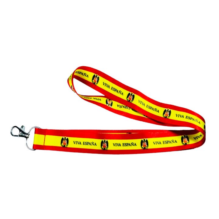 Lanyard – Halsband - Flagga Franco Aguila Viva Spanien - L038 för wholesale av Astur Pins