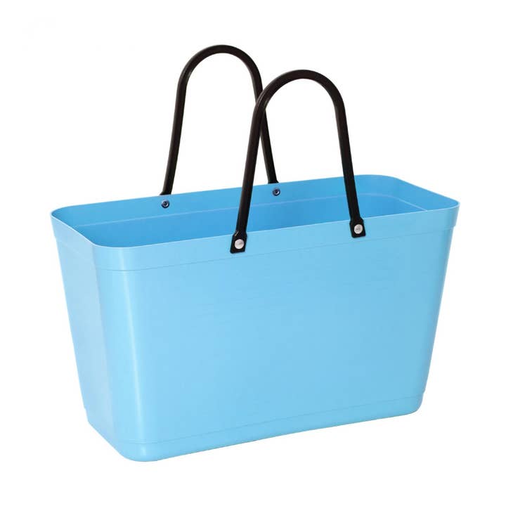Hinza Bag, Green Plastic - Light Blue for wholesale by Cose Nuove