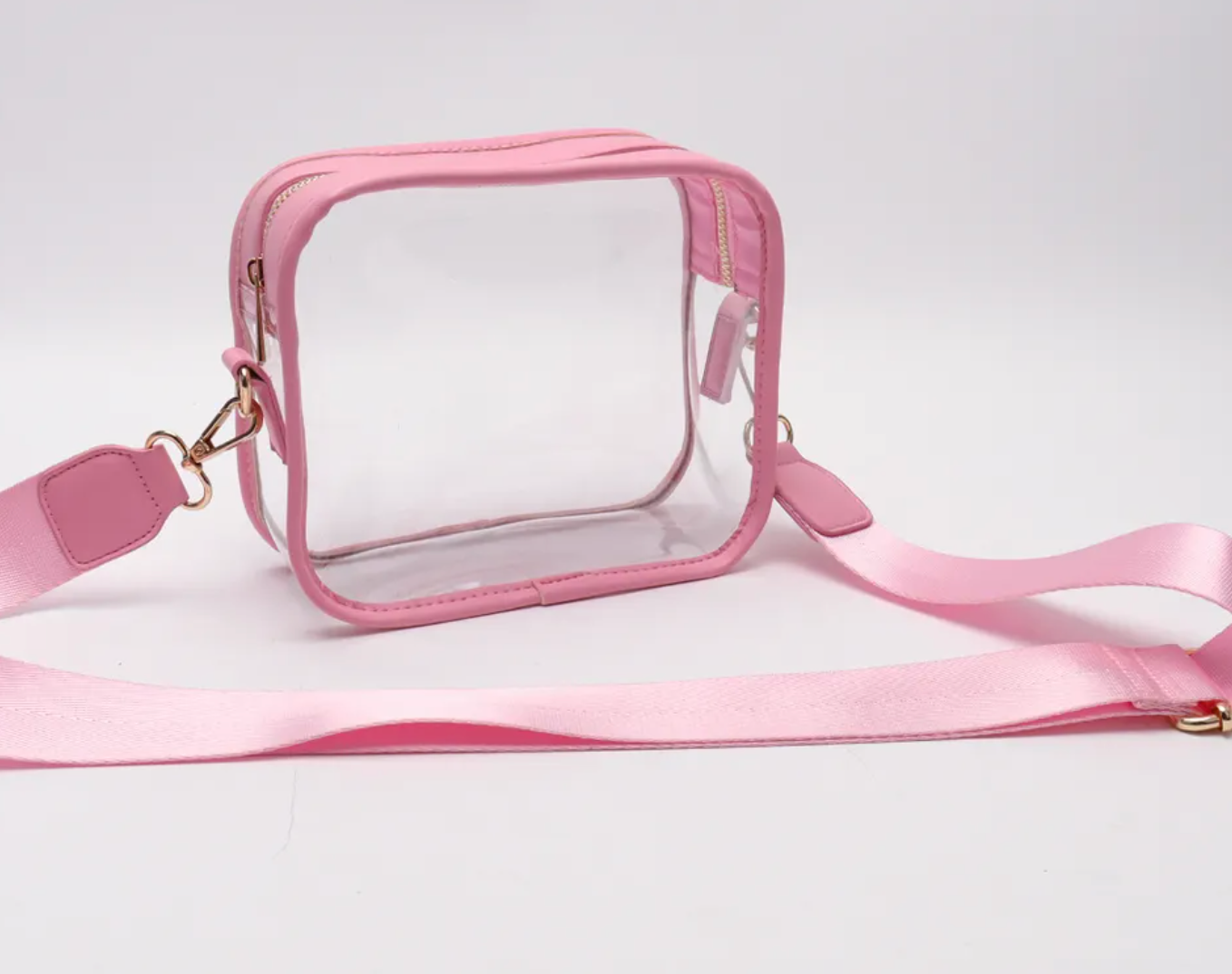 The Loki Shop – Engroshandel Crossbodytaske - Dame – Klar Crossbody pung stadion taske med justerbar rem10