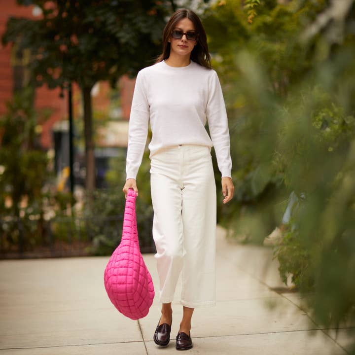 YOUZEY – Engroshandel Crossbodytaske - Dame – Cloud 9 Puffer Crossbody Taske - Hot Pink5