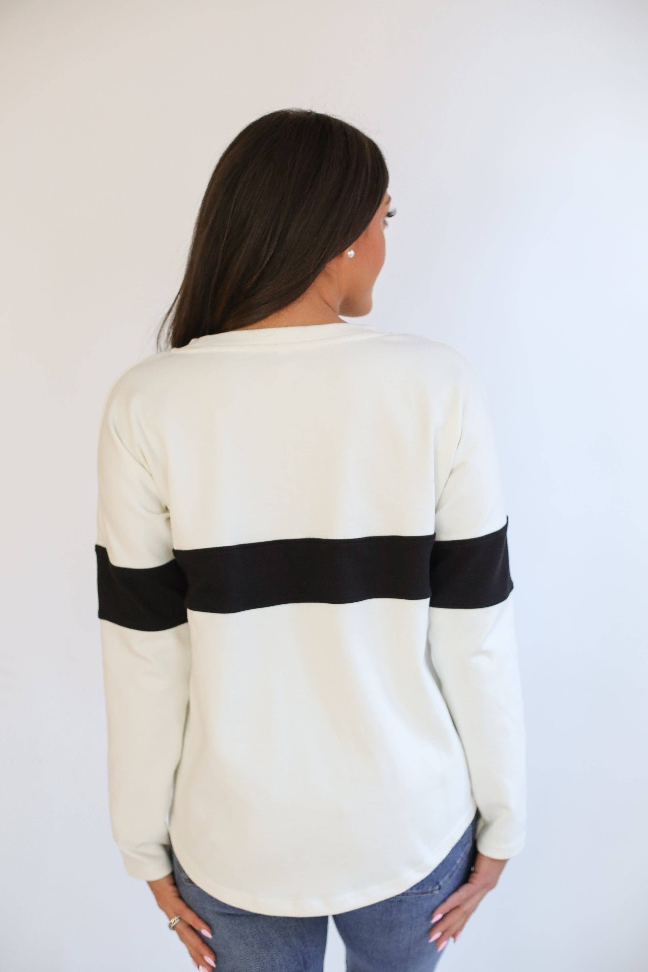 Movemama Apparel - Venta al por mayor Camiseta de lactancia - Sudadera de lactancia con doble cremallera Varsity de manga larga1