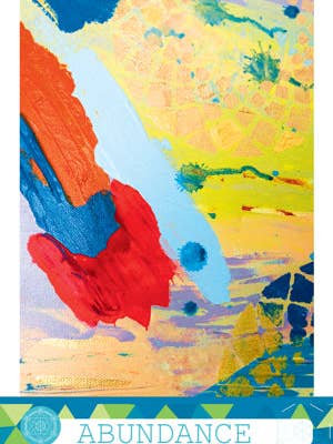 Abundance Journal Card for wholesale by Unruly Femme