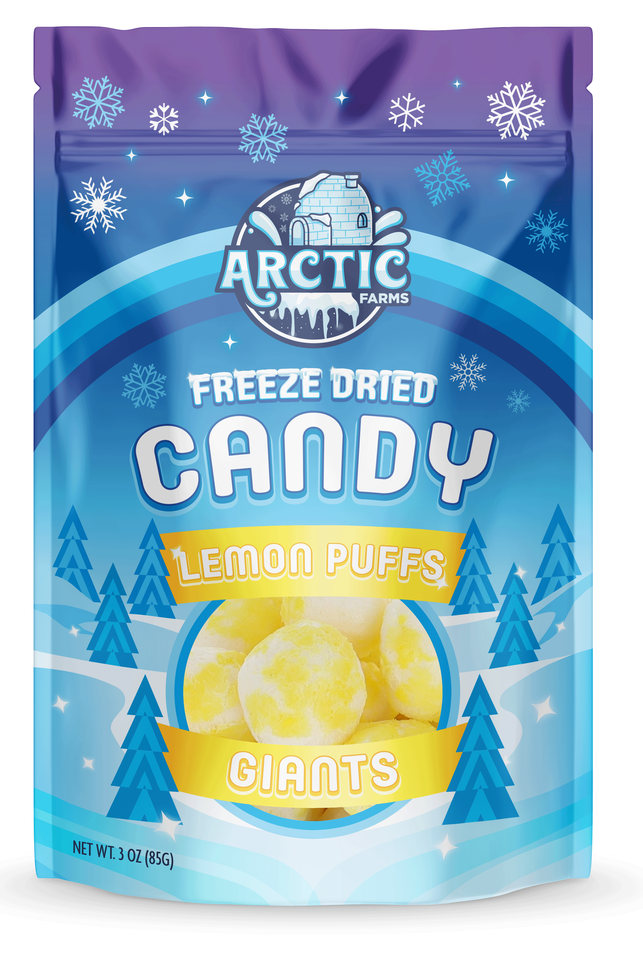 Arctic Farms - Wholesale Hard Candy - Lemon Puffs On-the-Go Crunchy Freeze-Dried Halloween Candy5