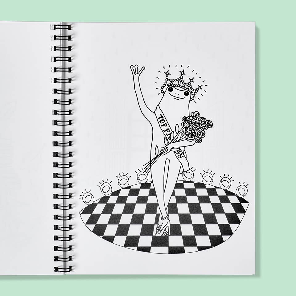 The Good Twin - Wholesale Coloring & Activity Book - Adult - Froggy in Color Coloring Book4