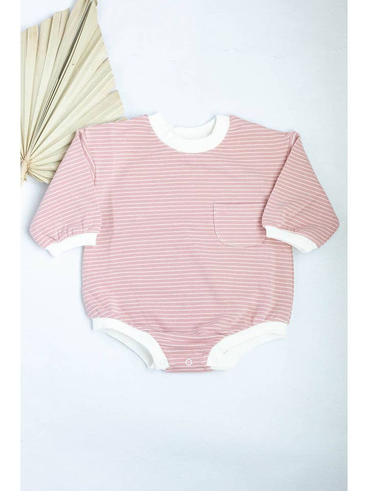 Little Organic Co - Wholesale Bodysuit (Non-Footed) - Baby - Oversized Bubble Romper1