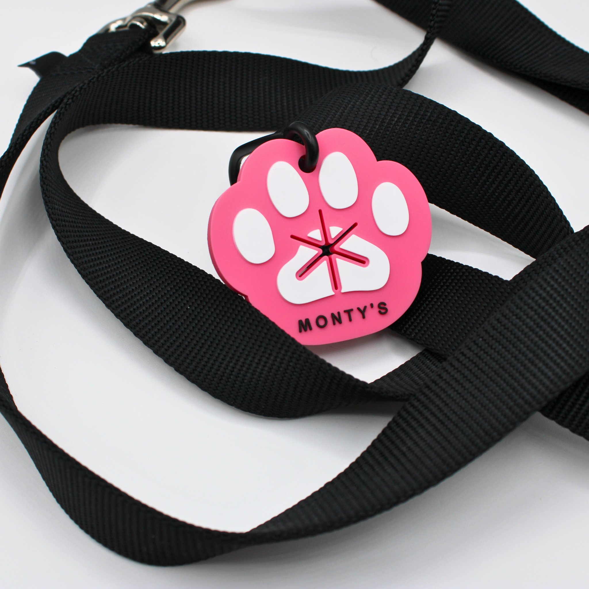 Monty's Bags - Wholesale Pet Poop Bag Dispenser - Silicone Used Poop Bag Handsfree Holder - Paw Print5