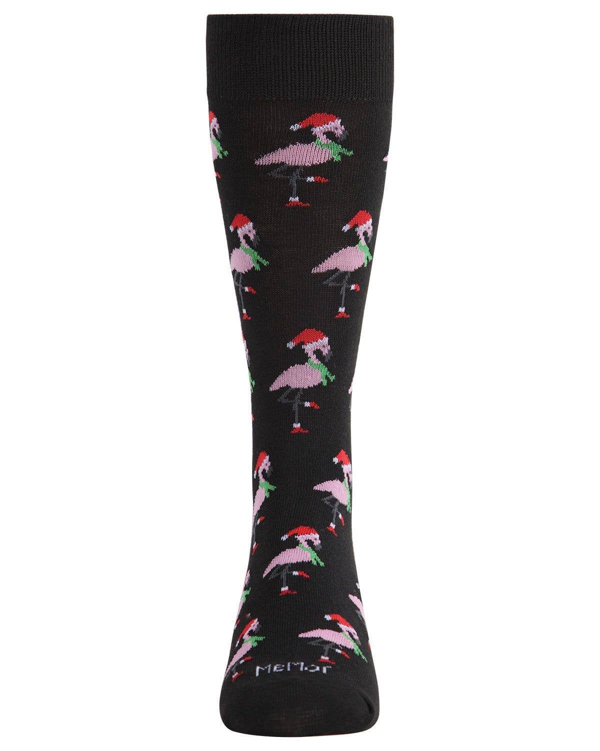 Infinity Classics International Inc. - Wholesale Socks - Men's - MeMoi Flamingos Men's Crew Socks1