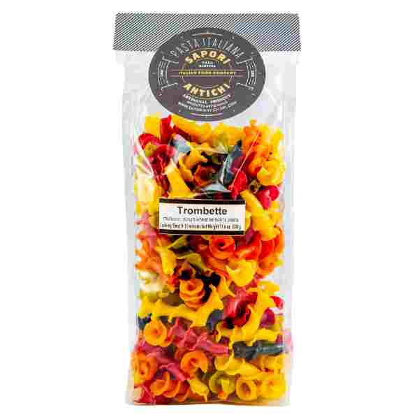 The French Farm - Wholesale Pasta - Sapori Antichi Multicolor Trombette 17.6oz