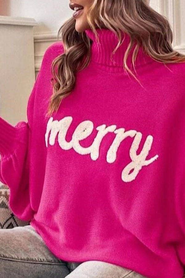 Miss Sparkling – wholesale Knitted jumper – Women′s – Turtleneck holiday sweater0