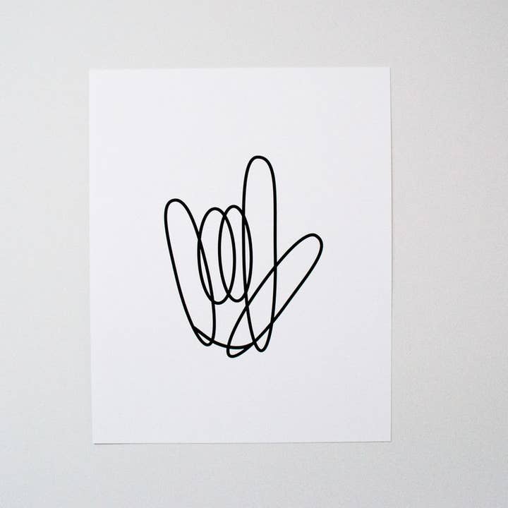 Lámina artística I Love You para venta al por mayor de give with joy