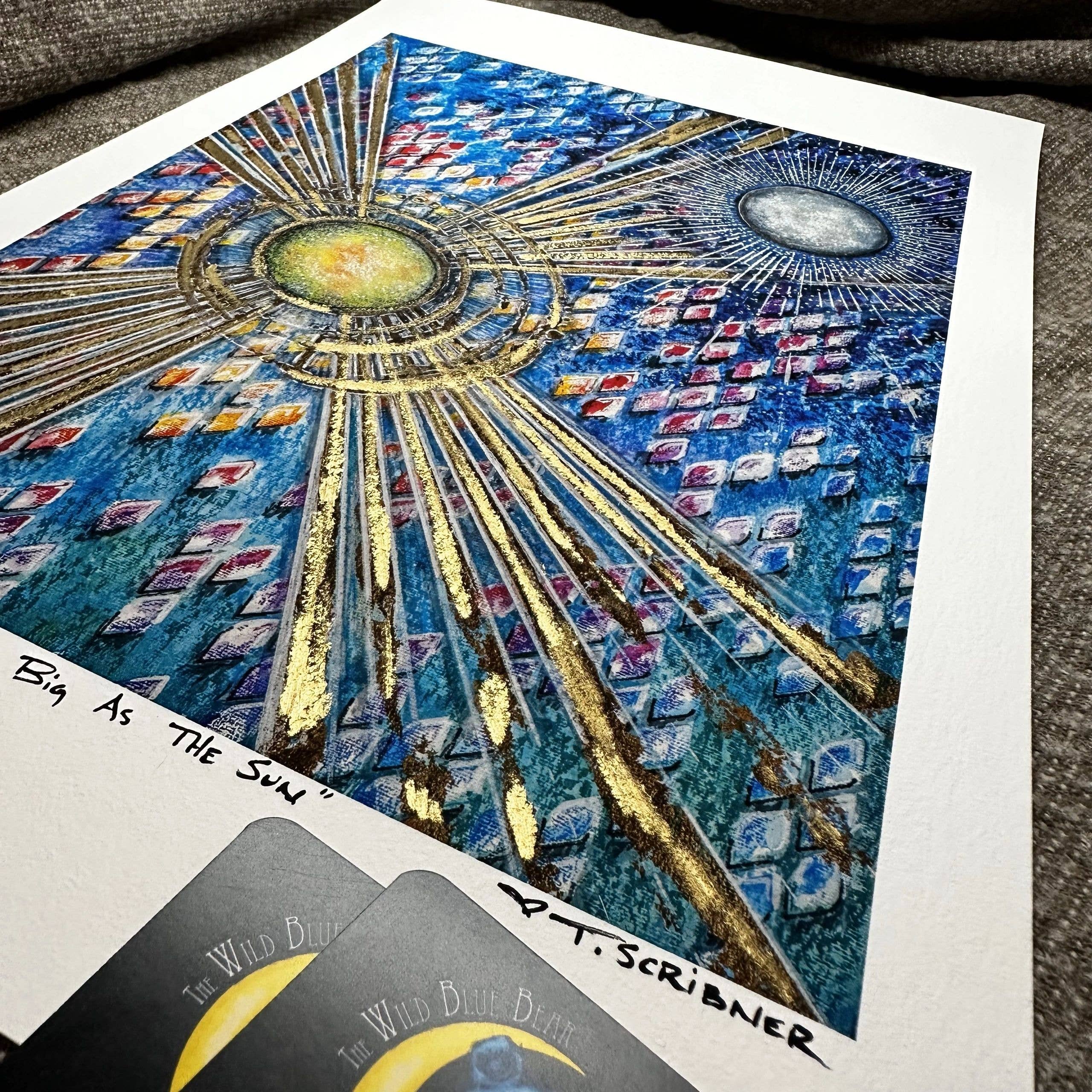 The Wild Blue Bear - Wholesale Art Print - Hope as Big as the Sun Giclee Print5