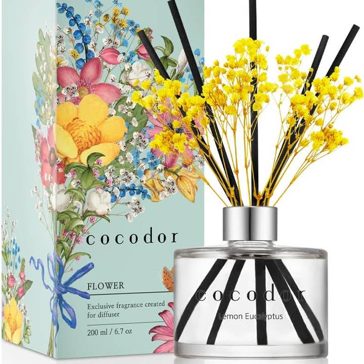 Difusor de Flores Cocodor 200ml (6.7oz) - Limão Eucalipto por atacado de Cocodor Italy srl