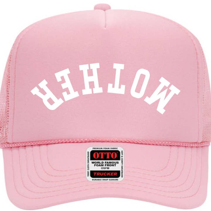 LC Elizabeth - Wholesale Trucker Hat - Women's - Mother Upside Down | LC Elizabeth Original | Embroidered Trucker Hat2