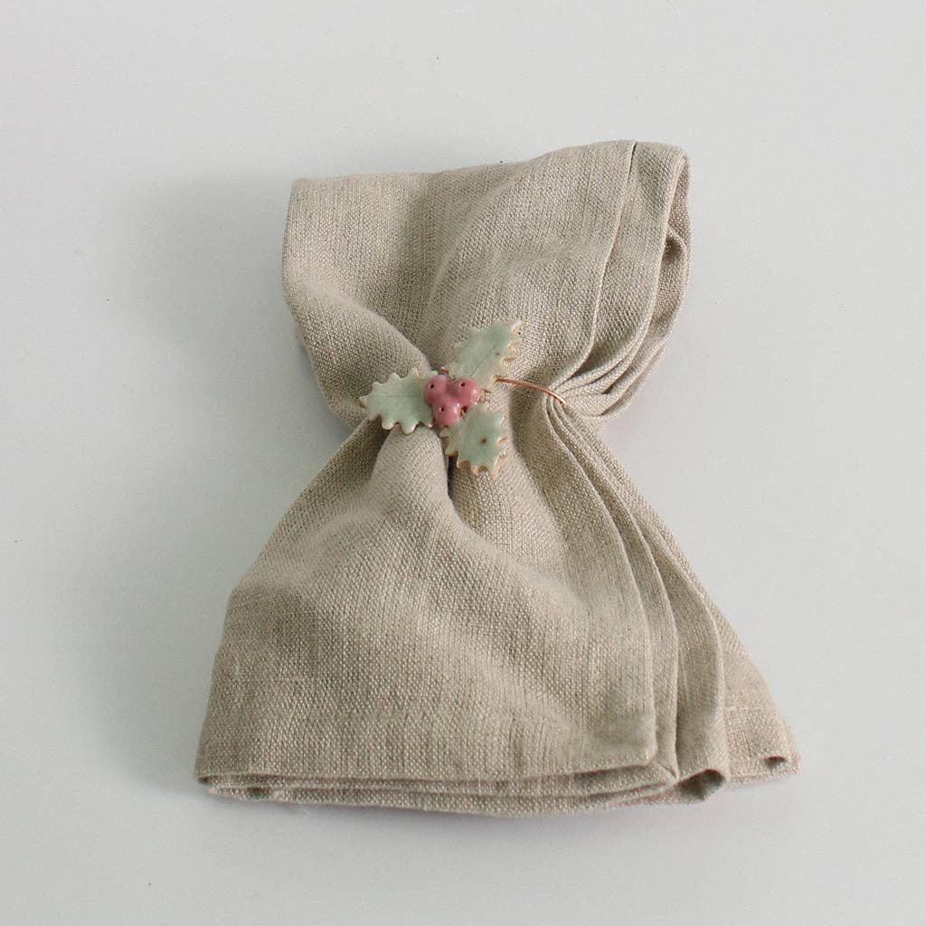 Habulous - Wholesale Christmas Decoration - Holly Decoration Christmas Napkin Ring & Table Ornament4