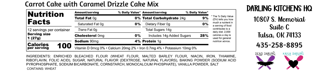 Dead Darling Boutique - Wholesale Cake Mix - Ostara Cake Mix2