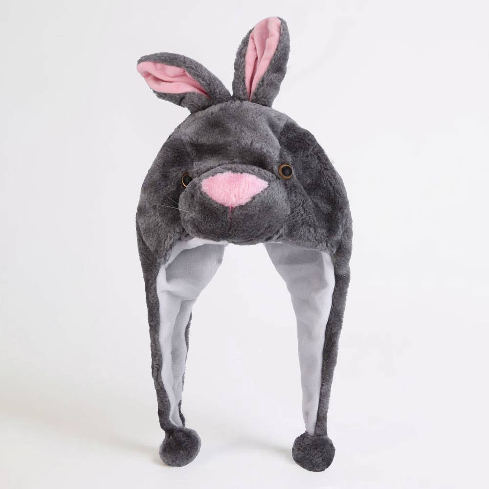 Sensibling Corp. – wholesale Trapperhatt - Dam – Plyschmössa med kaninöron för vinterbruk1