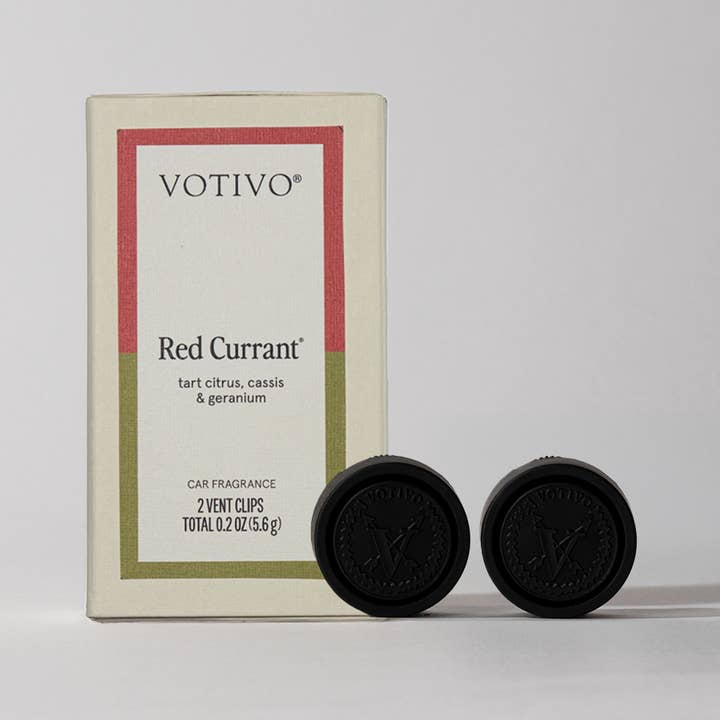 Votivo - Wholesale Car Freshener - Unisex - Red Currant Car Fragrance - 6 Pack1