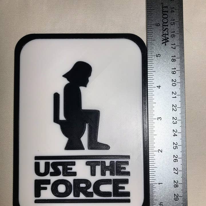 Charles Prints - Wholesale Bathroom Sign - Star Wars Bathroom Sign4