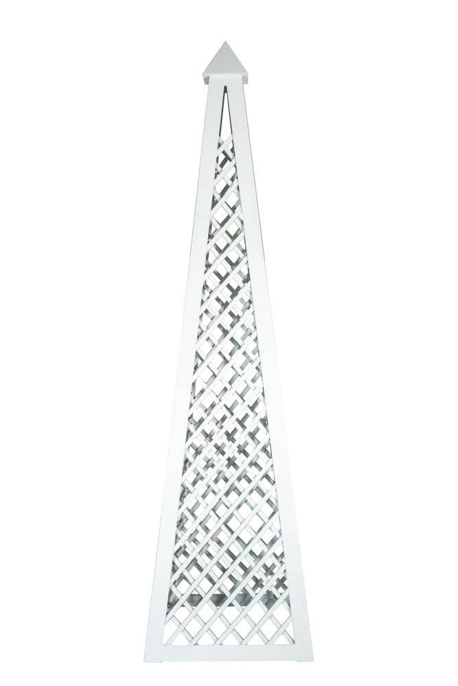 The Enchanted Home - Wholesale Outdoor Ornament/Decor - White Cast Aluminum Obelisk0