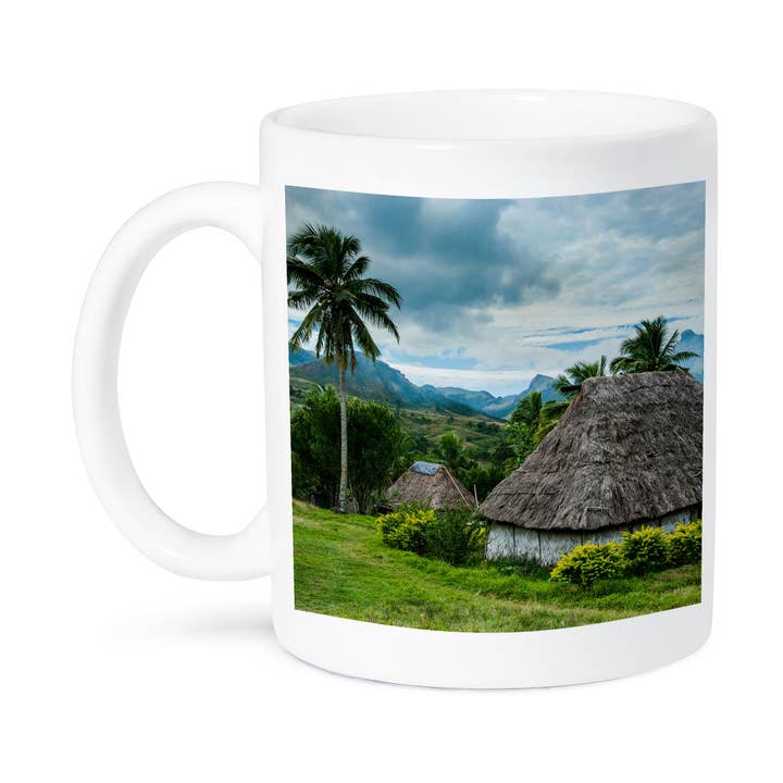 3dRose - Wholesale Coffee Mug - 3dRose, Thatched roofed huts in Navala, the Ba Highlands of Viti Levu, Fiji, Mug8