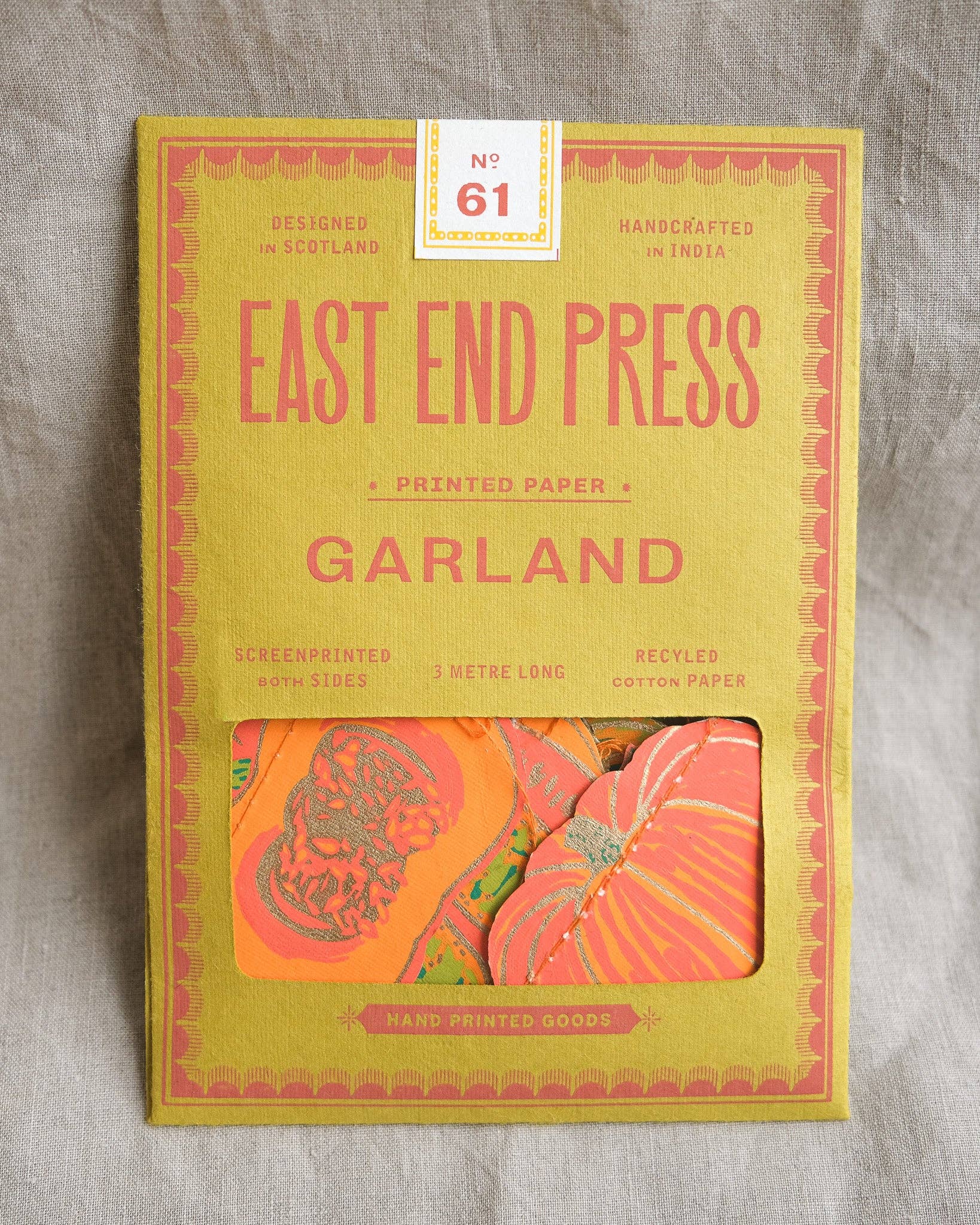 East End Press - Wholesale Bunting/Garland - Squashes Sewn Garland4