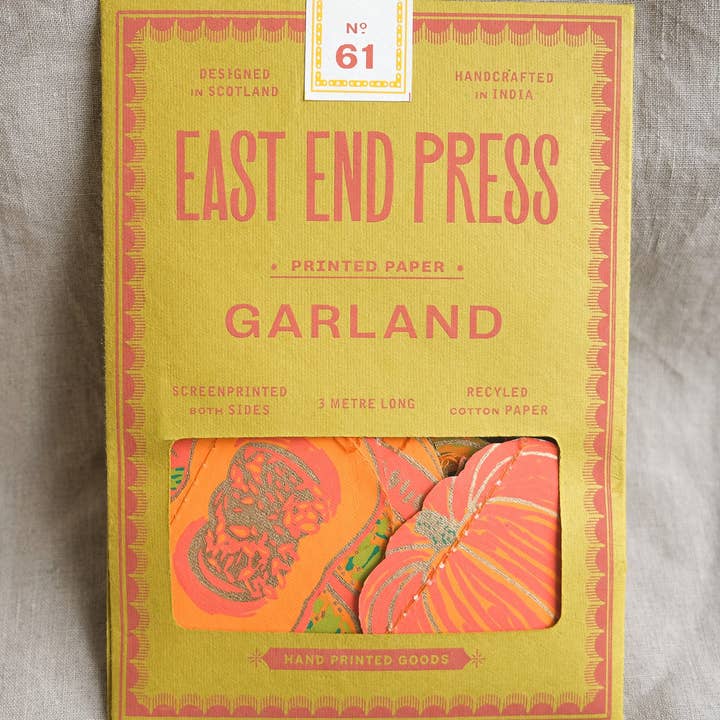 East End Press - Wholesale Bunting/Garland - Squashes Sewn Garland4