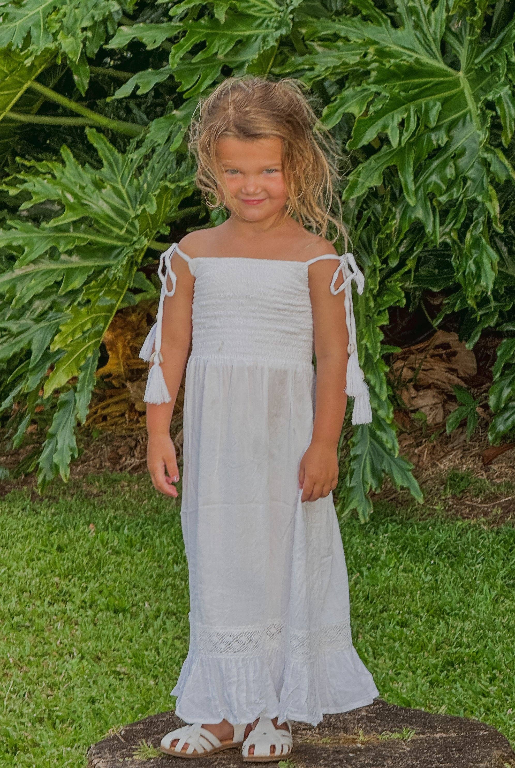 Blanc Robe Avalon pour enfants en vente sur Faire8