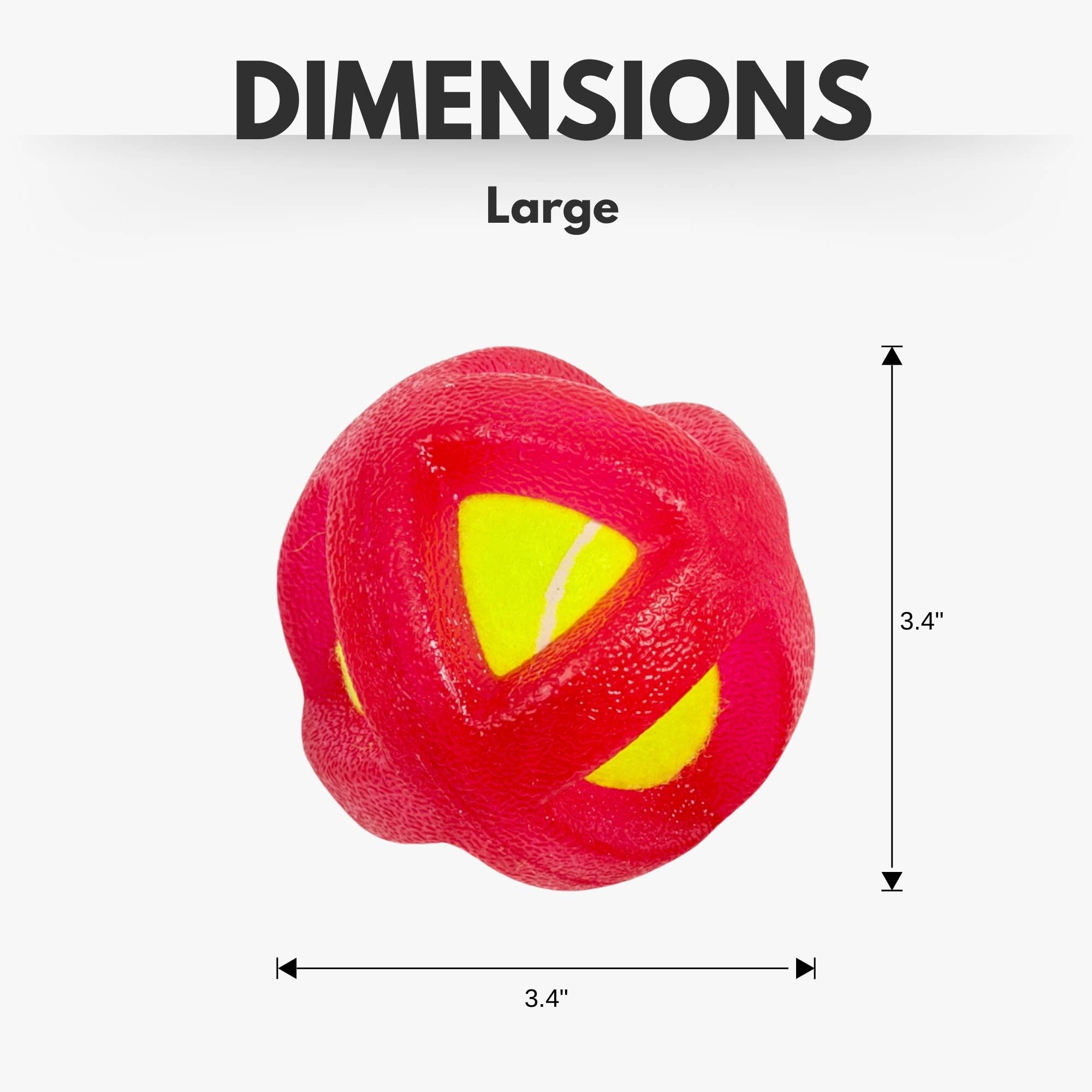 Jojo Modern Pets - Wholesale Pet Fetch Ball - Dog - Agility Natural Rubber Dog Toy Tennis Ball with TPR Coat4