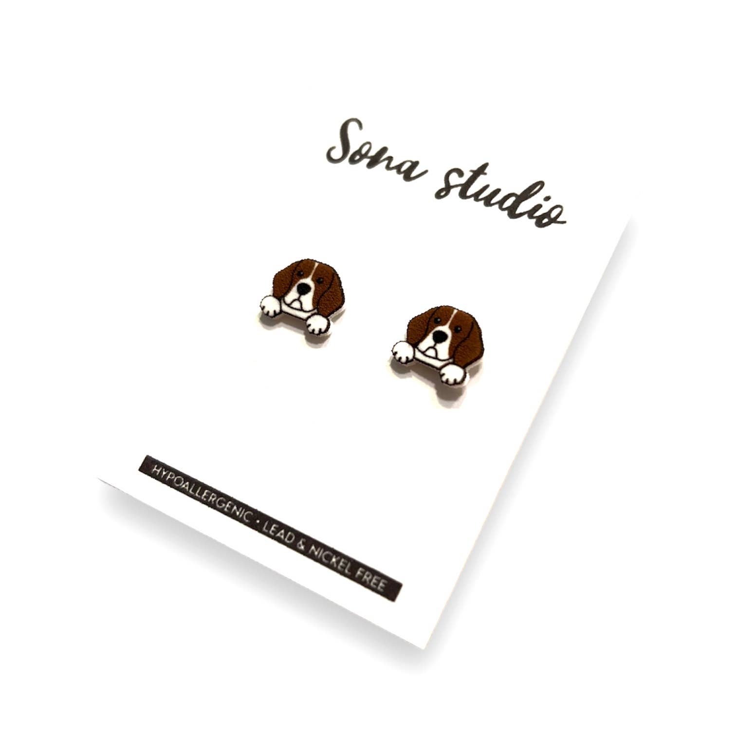 Sona Studio – wholesale Solitärörhängen – Beagle Örhängen1