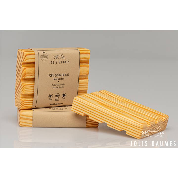 Jolis Baumes - Wholesale Bath Soap Dish - Oiled Wooden Soap Dish – Made in France2